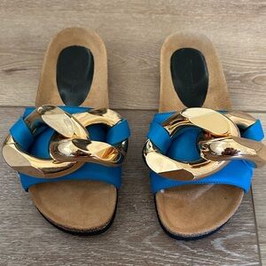 JW Anderson buckle slide sandals